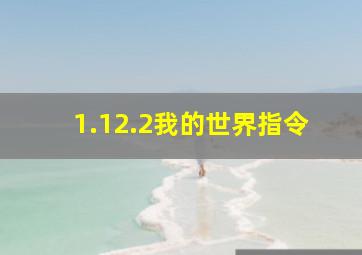 1.12.2我的世界指令