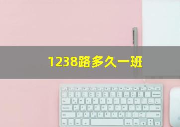 1238路多久一班