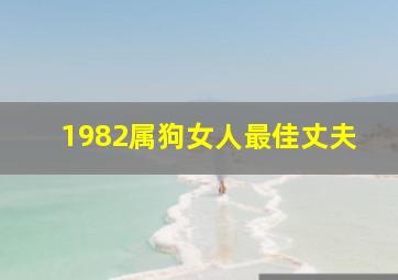 1982属狗女人最佳丈夫