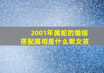 2001年属蛇的婚姻搭配属相是什么呢女孩