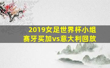 2019女足世界杯小组赛牙买加vs意大利回放