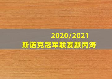 2020/2021斯诺克冠军联赛颜丙涛