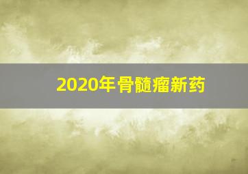 2020年骨髓瘤新药