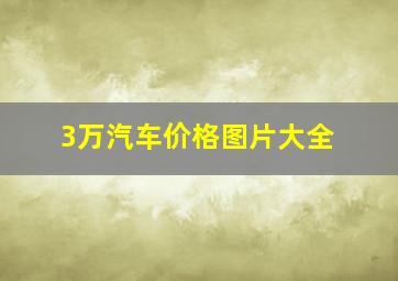 3万汽车价格图片大全