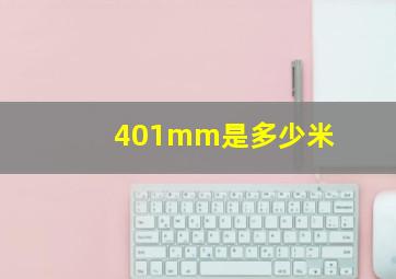 401mm是多少米