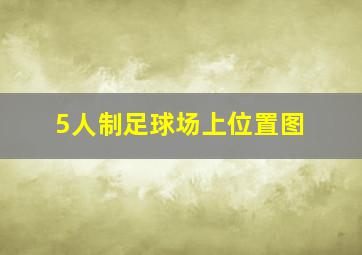 5人制足球场上位置图