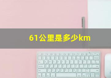 61公里是多少km