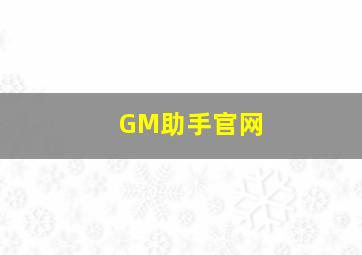 GM助手官网