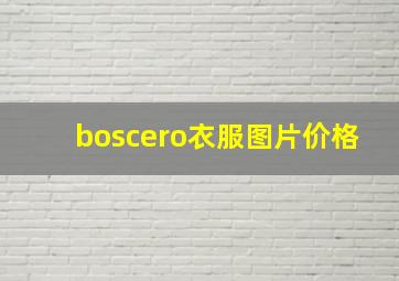 boscero衣服图片价格