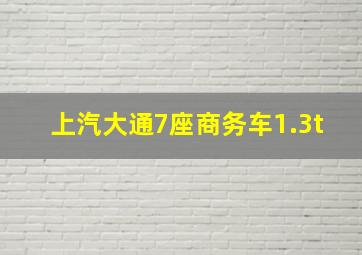 上汽大通7座商务车1.3t