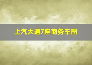 上汽大通7座商务车图