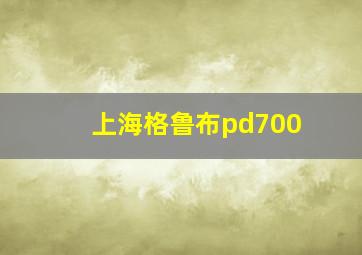 上海格鲁布pd700