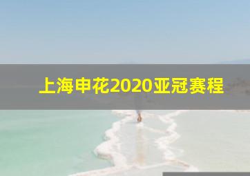 上海申花2020亚冠赛程