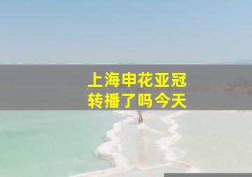 上海申花亚冠转播了吗今天