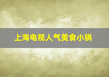 上海电视人气美食小锅