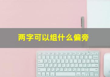 两字可以组什么偏旁