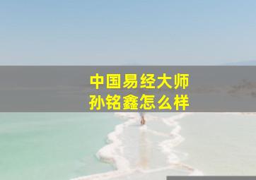 中国易经大师孙铭鑫怎么样