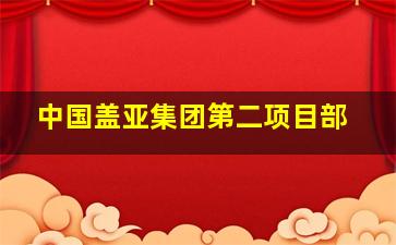 中国盖亚集团第二项目部