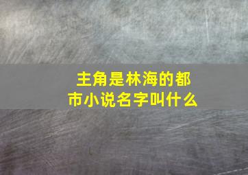 主角是林海的都市小说名字叫什么