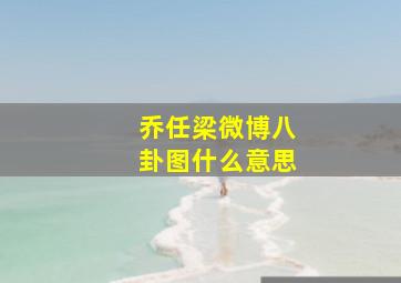 乔任梁微博八卦图什么意思