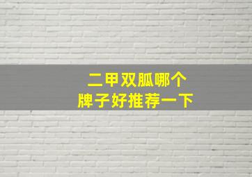 二甲双胍哪个牌子好推荐一下