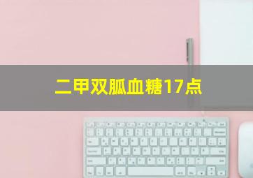 二甲双胍血糖17点