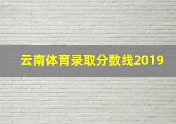 云南体育录取分数线2019