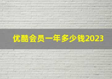 优酷会员一年多少钱2023