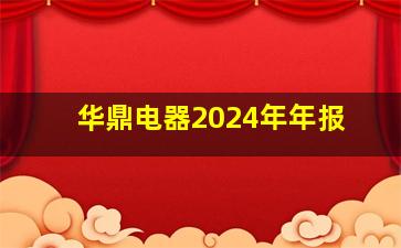 华鼎电器2024年年报