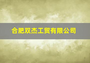 合肥双杰工贸有限公司