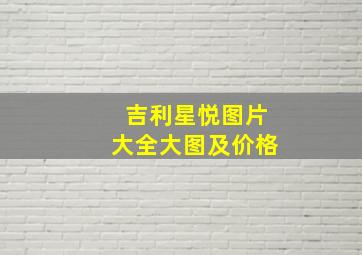 吉利星悦图片大全大图及价格