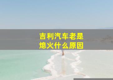 吉利汽车老是熄火什么原因