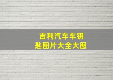 吉利汽车车钥匙图片大全大图