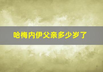 哈梅内伊父亲多少岁了