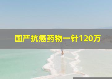 国产抗癌药物一针120万