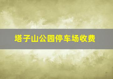 塔子山公园停车场收费