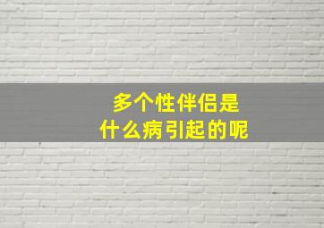 多个性伴侣是什么病引起的呢