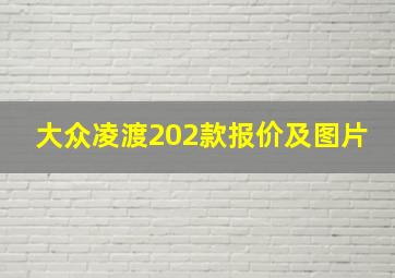 大众凌渡202款报价及图片