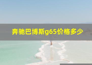 奔驰巴博斯g65价格多少