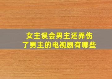 女主误会男主还弄伤了男主的电视剧有哪些