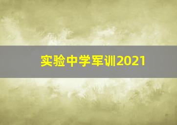 实验中学军训2021