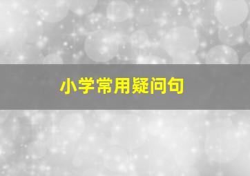 小学常用疑问句