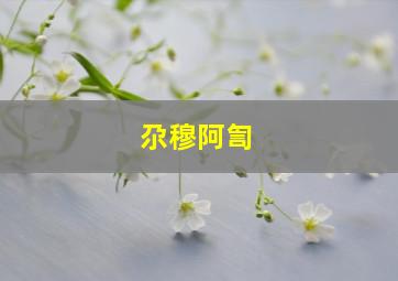 尕穆阿訇