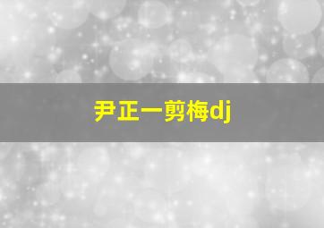 尹正一剪梅dj