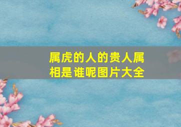 属虎的人的贵人属相是谁呢图片大全