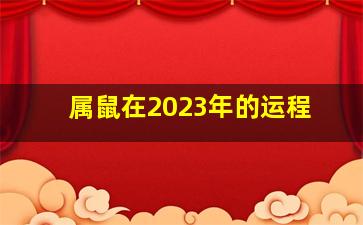 属鼠在2023年的运程