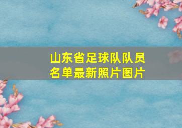 山东省足球队队员名单最新照片图片