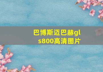 巴博斯迈巴赫gls800高清图片