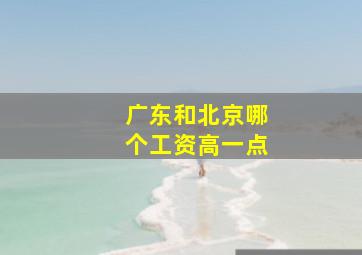 广东和北京哪个工资高一点