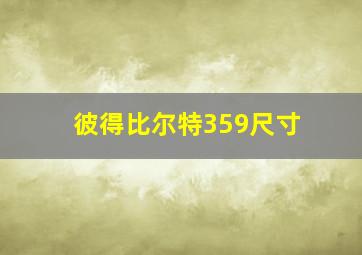 彼得比尔特359尺寸